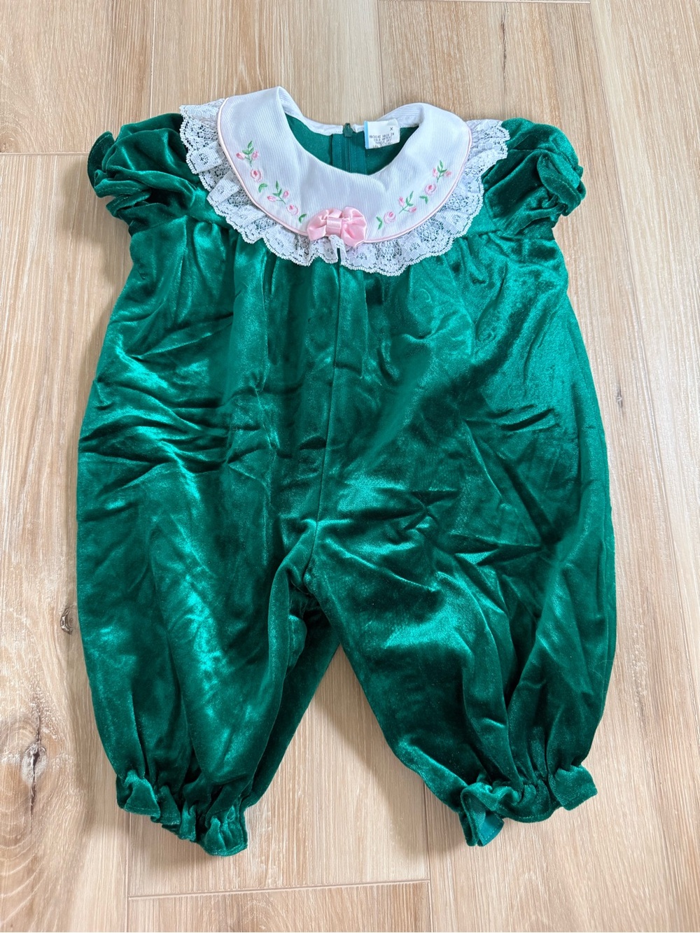 Vintage Velvet Romper